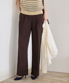 ROPE' / ロペ その他パンツ | レーヨンリネン センタープレスパンツ【セットアップジャケット・ワンピース対応】