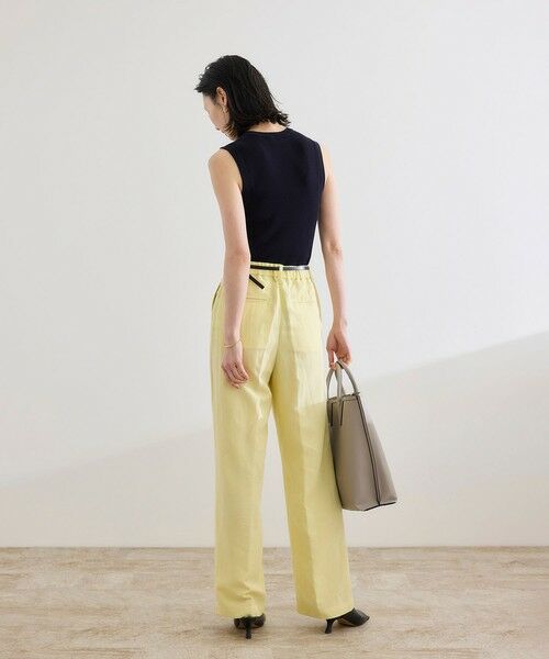 ROPE' / ロペ その他パンツ | レーヨンリネン センタープレスパンツ【セットアップジャケット・ワンピース対応】 | 詳細15