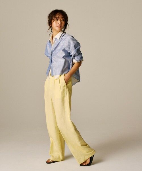 ROPE' / ロペ その他パンツ | レーヨンリネン センタープレスパンツ【セットアップジャケット・ワンピース対応】 | 詳細2