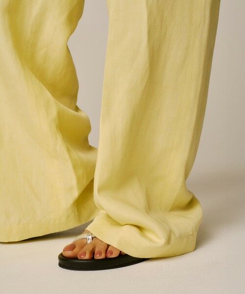 ROPE' / ロペ その他パンツ | レーヨンリネン センタープレスパンツ【セットアップジャケット・ワンピース対応】 | 詳細5