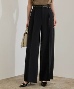 ROPE' / ロペ その他パンツ | 【洗える】ダブルクロスワイドパンツ（美人パンツ）