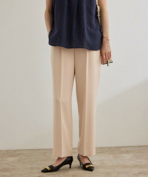 ROPE' / ロペ その他パンツ | 【洗える】ダブルクロステーパードパンツ(美人パンツ) | 詳細17