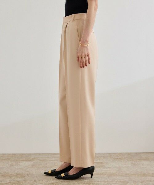 ROPE' / ロペ その他パンツ | 【洗える】ダブルクロステーパードパンツ(美人パンツ) | 詳細20