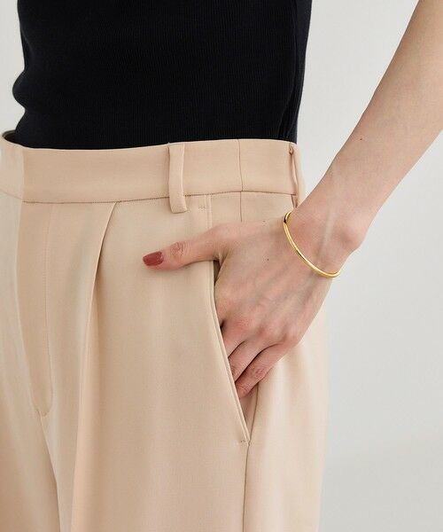 ROPE' / ロペ その他パンツ | 【洗える】ダブルクロステーパードパンツ(美人パンツ) | 詳細24