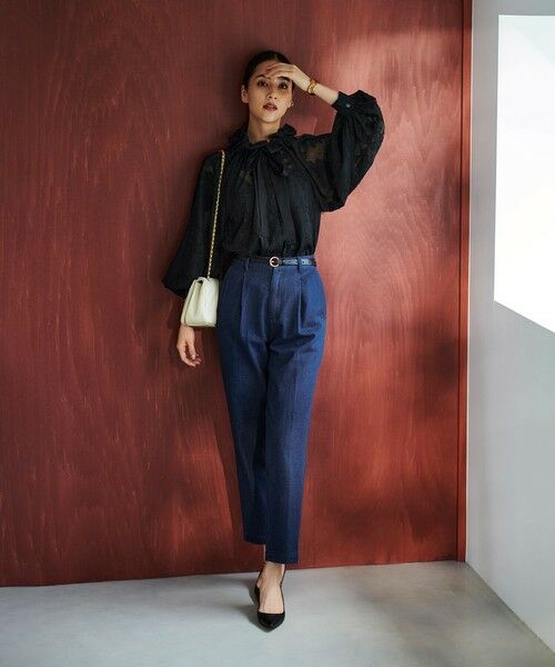 ROPE' / ロペ デニムパンツ | テーパードデニムパンツ | 詳細12