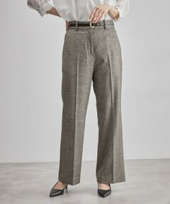 ROPE' / ロペ その他パンツ | 【雑誌掲載】ヘリンボーンセミフレアーパンツ/セットアップ対応