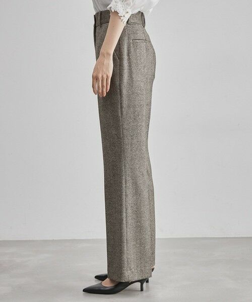 ROPE' / ロペ その他パンツ | 【雑誌掲載】ヘリンボーンセミフレアーパンツ/セットアップ対応 | 詳細6