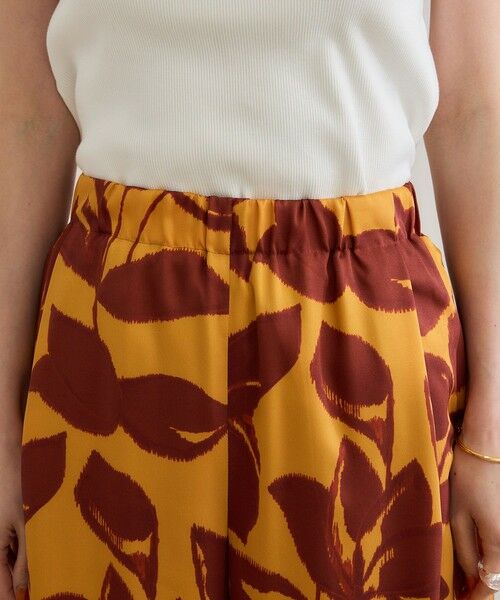 ROPE' / ロペ その他パンツ | DEVEAUXジオメトリックフラワーイージーワイドパンツ | 詳細10