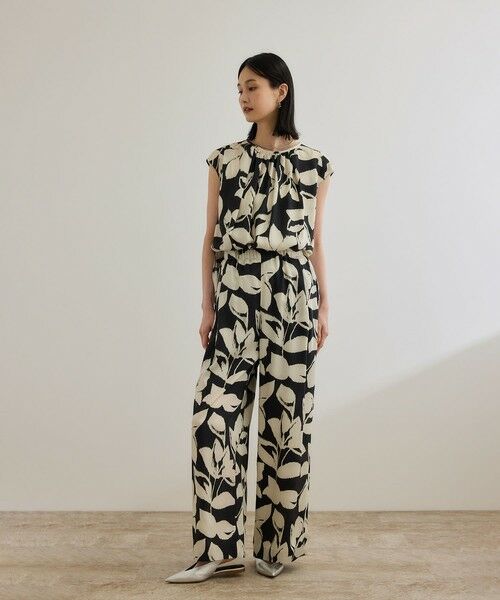 ROPE' / ロペ その他パンツ | DEVEAUXジオメトリックフラワーイージーワイドパンツ | 詳細18