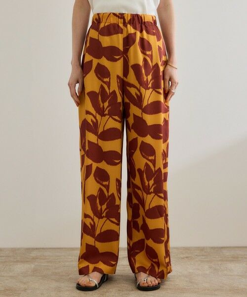 ROPE' / ロペ その他パンツ | DEVEAUXジオメトリックフラワーイージーワイドパンツ | 詳細6