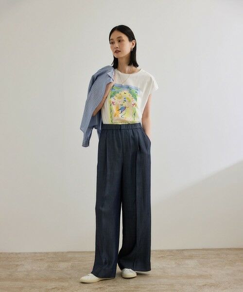 ROPE' / ロペ その他パンツ | 【洗える】テンセルデニムイージーパンツ | 詳細1