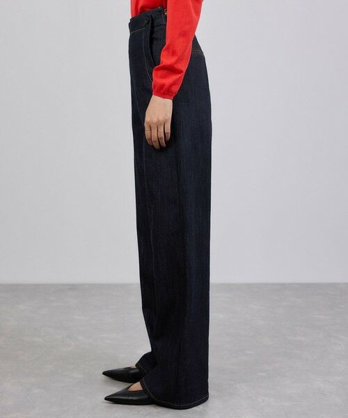 ROPE' / ロペ デニムパンツ | ストレッチデニム セーラーパンツ/イージーケア | 詳細11