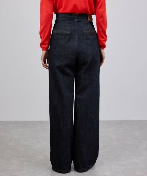 ROPE' / ロペ デニムパンツ | ストレッチデニム セーラーパンツ/イージーケア | 詳細12