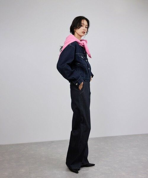 ROPE' / ロペ デニムパンツ | ストレッチデニム セーラーパンツ/イージーケア | 詳細8