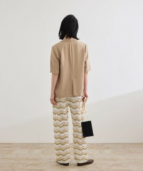 ROPE' / ロペ その他パンツ | 【COOHEM（コーヘン）】ZIGZAG SUKASHI KNIT PANTS【WEB・一部店舗限定】【一部別注カラー】/洗える | 詳細12
