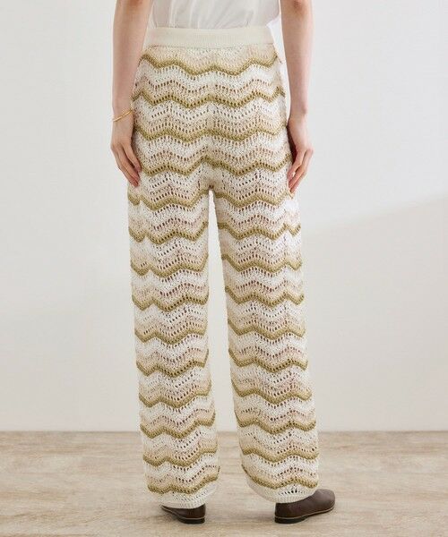 ROPE' / ロペ その他パンツ | 【COOHEM（コーヘン）】ZIGZAG SUKASHI KNIT PANTS【WEB・一部店舗限定】【一部別注カラー】/洗える | 詳細22