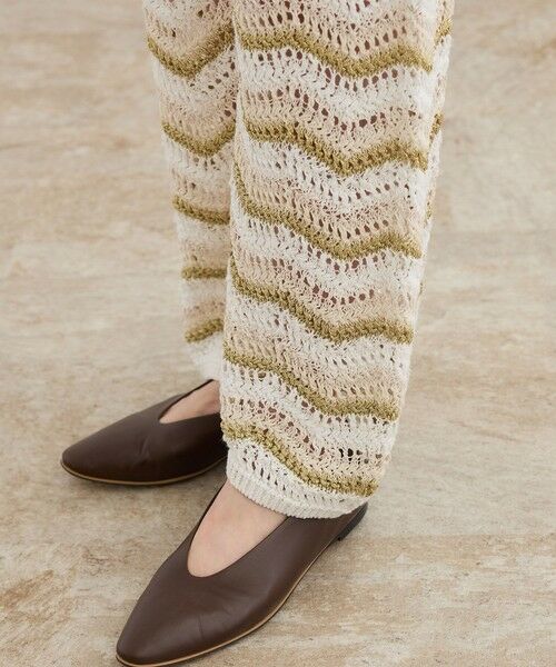 ROPE' / ロペ その他パンツ | 【COOHEM（コーヘン）】ZIGZAG SUKASHI KNIT PANTS【WEB・一部店舗限定】【一部別注カラー】/洗える | 詳細26