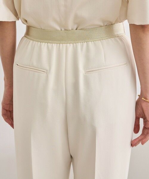 ROPE' / ロペ その他パンツ | 【洗える】バックサテンセミフレアパンツ【WEB・一部店舗限定】 | 詳細10