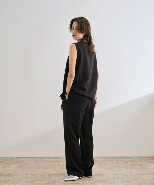 ROPE' / ロペ その他パンツ | 【洗える】バックサテンセミフレアパンツ【WEB・一部店舗限定】 | 詳細2