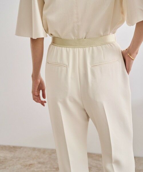 ROPE' / ロペ その他パンツ | 【洗える】バックサテンセミフレアパンツ【WEB・一部店舗限定】 | 詳細3