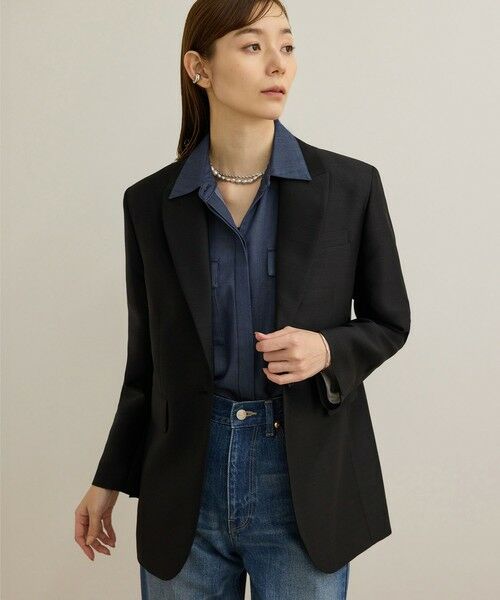ROPE' / ロペ テーラードジャケット | シルクウールオーバージャケット | 詳細18