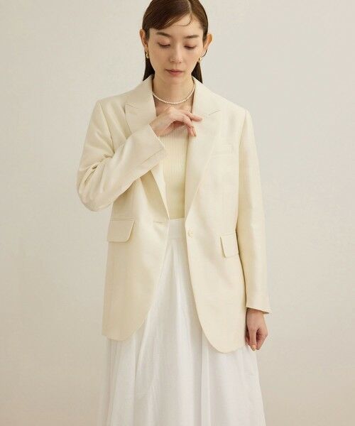ROPE' / ロペ テーラードジャケット | シルクウールオーバージャケット | 詳細22