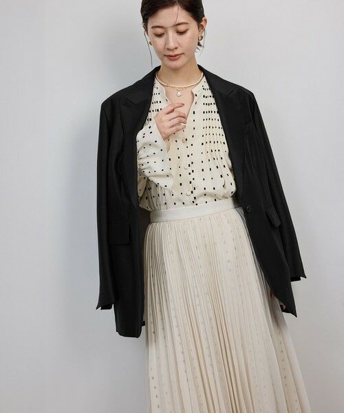 ROPE' / ロペ テーラードジャケット | シルクウールオーバージャケット | 詳細4