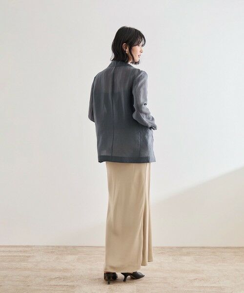 ROPE' / ロペ テーラードジャケット | 【洗える・新色追加】シアーライトジャケット | 詳細8