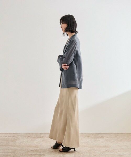 ROPE' / ロペ テーラードジャケット | 【洗える・新色追加】シアーライトジャケット | 詳細14