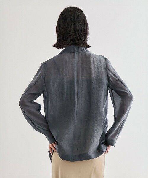 ROPE' / ロペ テーラードジャケット | 【洗える・新色追加】シアーライトジャケット | 詳細5