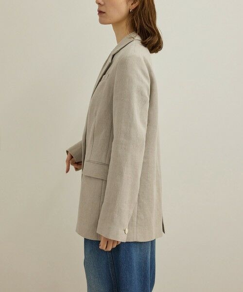 ROPE' / ロペ テーラードジャケット | 尾州リネンダブルブレストジャケット | 詳細10