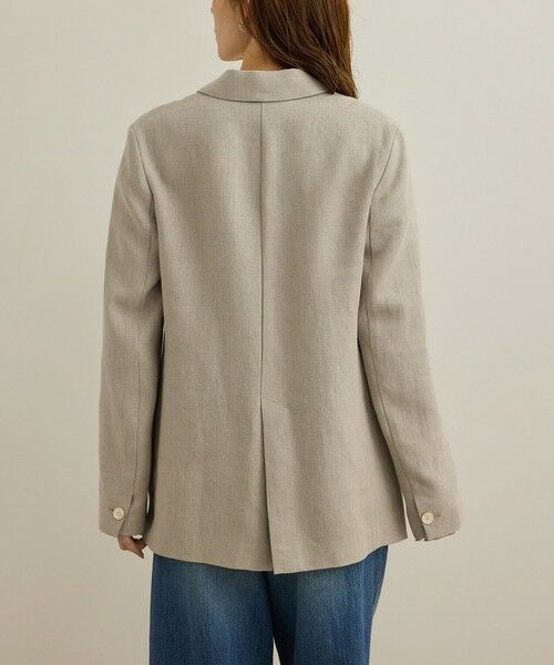 ROPE' / ロペ テーラードジャケット | 尾州リネンダブルブレストジャケット | 詳細11