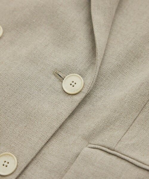 ROPE' / ロペ テーラードジャケット | 尾州リネンダブルブレストジャケット | 詳細18