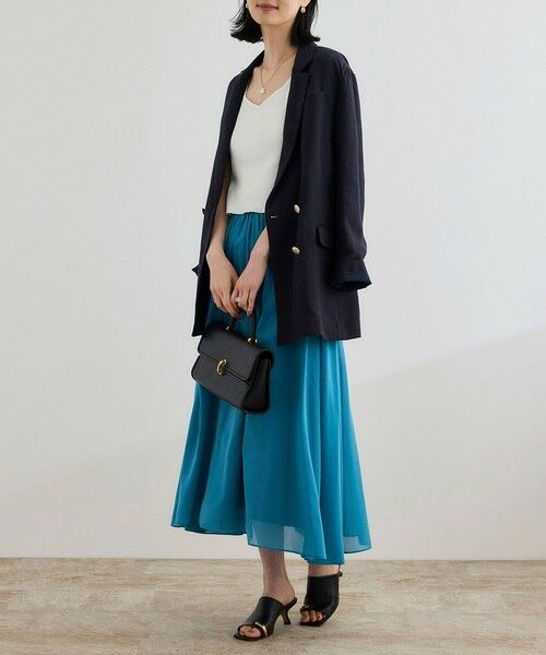 ROPE' / ロペ テーラードジャケット | 尾州リネンダブルブレストジャケット | 詳細2