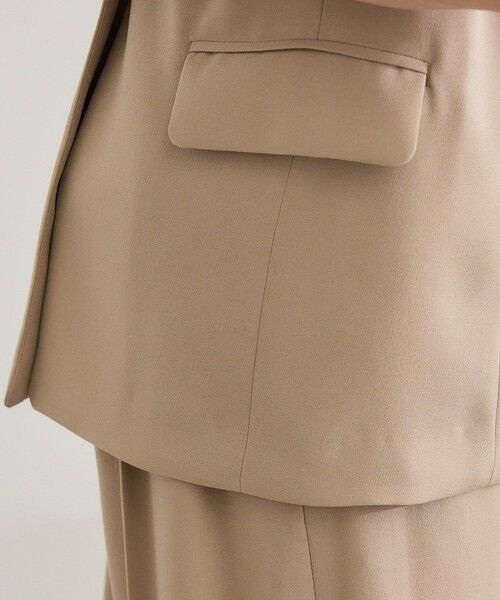 ROPE' / ロペ テーラードジャケット | 【洗える・カセット服・新色追加】トリアセバックサテン ハーフスリーブジャケット/セットアップ対応 | 詳細19