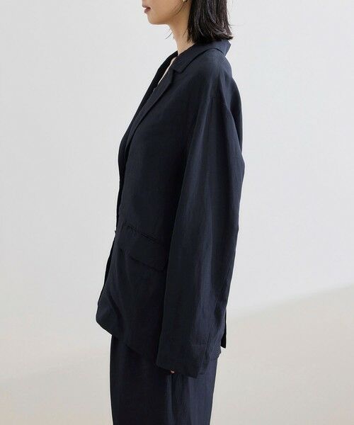 ROPE' / ロペ テーラードジャケット | レーヨンリネン ライトジャケット【セットアップパンツ・ワンピース対応】 | 詳細16