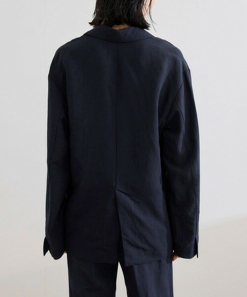 ROPE' / ロペ テーラードジャケット | レーヨンリネン ライトジャケット【セットアップパンツ・ワンピース対応】 | 詳細17
