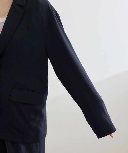 ROPE' / ロペ テーラードジャケット | レーヨンリネン ライトジャケット【セットアップパンツ・ワンピース対応】 | 詳細20