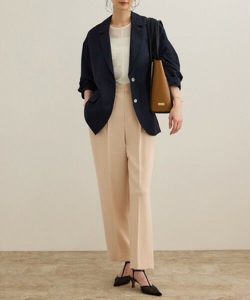 ROPE' / ロペ テーラードジャケット | レーヨンリネン ライトジャケット【セットアップパンツ・ワンピース対応】 | 詳細28