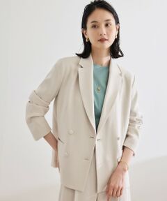 ROPE' / ロペ テーラードジャケット | バックサテンダブルブレストジャケット