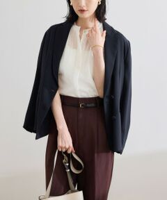 ROPE' / ロペ テーラードジャケット | バックサテンダブルブレストジャケット