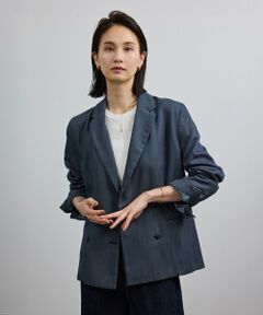 ROPE' / ロペ テーラードジャケット | バックサテンダブルブレストジャケット