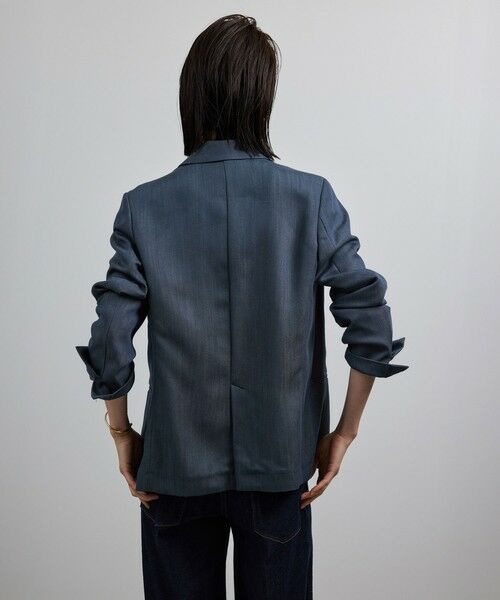ROPE' / ロペ テーラードジャケット | バックサテンダブルブレストジャケット | 詳細3