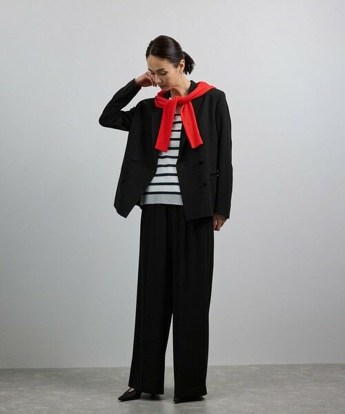 ROPE' / ロペ テーラードジャケット | バックサテンダブルブレストジャケット | 詳細5