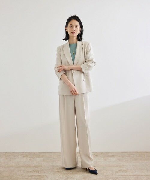 ROPE' / ロペ テーラードジャケット | バックサテンダブルブレストジャケット | 詳細13