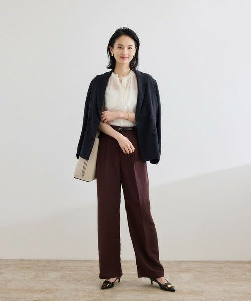 ROPE' / ロペ テーラードジャケット | バックサテンダブルブレストジャケット | 詳細15