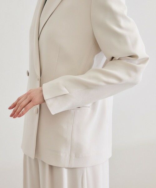 ROPE' / ロペ テーラードジャケット | バックサテンダブルブレストジャケット | 詳細23