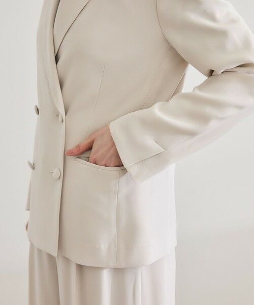 ROPE' / ロペ テーラードジャケット | バックサテンダブルブレストジャケット | 詳細24