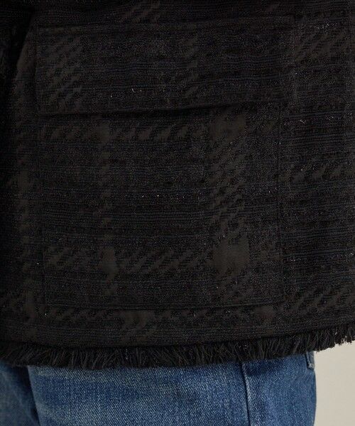 ROPE' / ロペ ノーカラージャケット | サマーツイードハーフスリーブジャケット | 詳細18