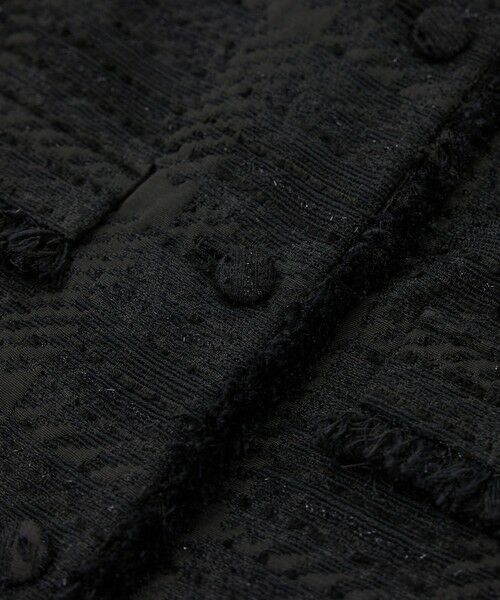 ROPE' / ロペ ノーカラージャケット | サマーツイードハーフスリーブジャケット | 詳細20